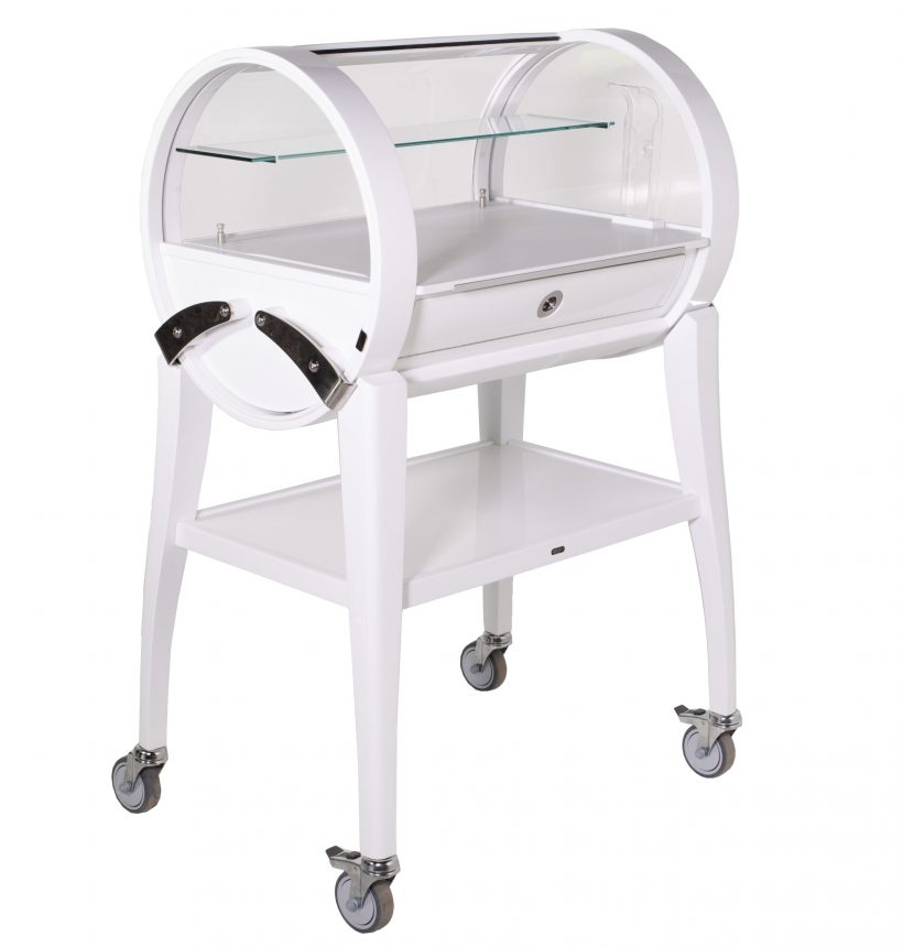 chariots de services pour la restauration et l'hotellerie